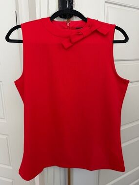Ann Taylor High-neck Bow Blouse